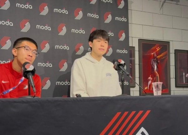 大通证券 媒体人：杨瀚森翻译克里斯进入开拓者教练组，不再是专职翻译