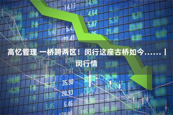 高忆管理 一桥跨两区!闵行这座古桥如今……丨闵行情